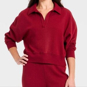 Universal Thread Pullover Maroon Sweatshirt